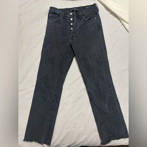 Aritzia Denim Forum Arlo High Rise Straight Leg